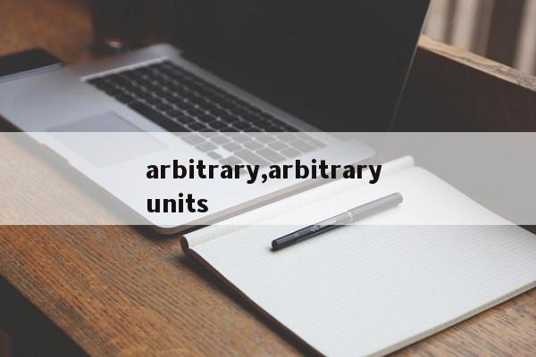 arbitrary,arbitrary units